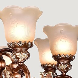 Lustre traditionnel classique rétro en métal