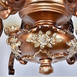 Lustre traditionnel classique rétro en métal