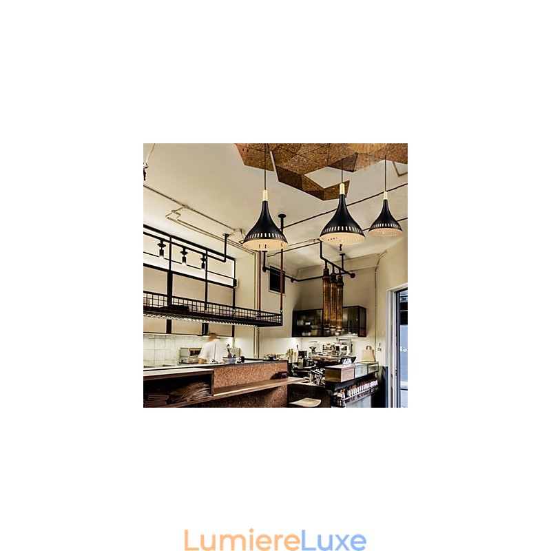 Lampes suspendues rétro pour café