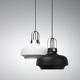 Suspension en métal de style campagnard contemporain moderne