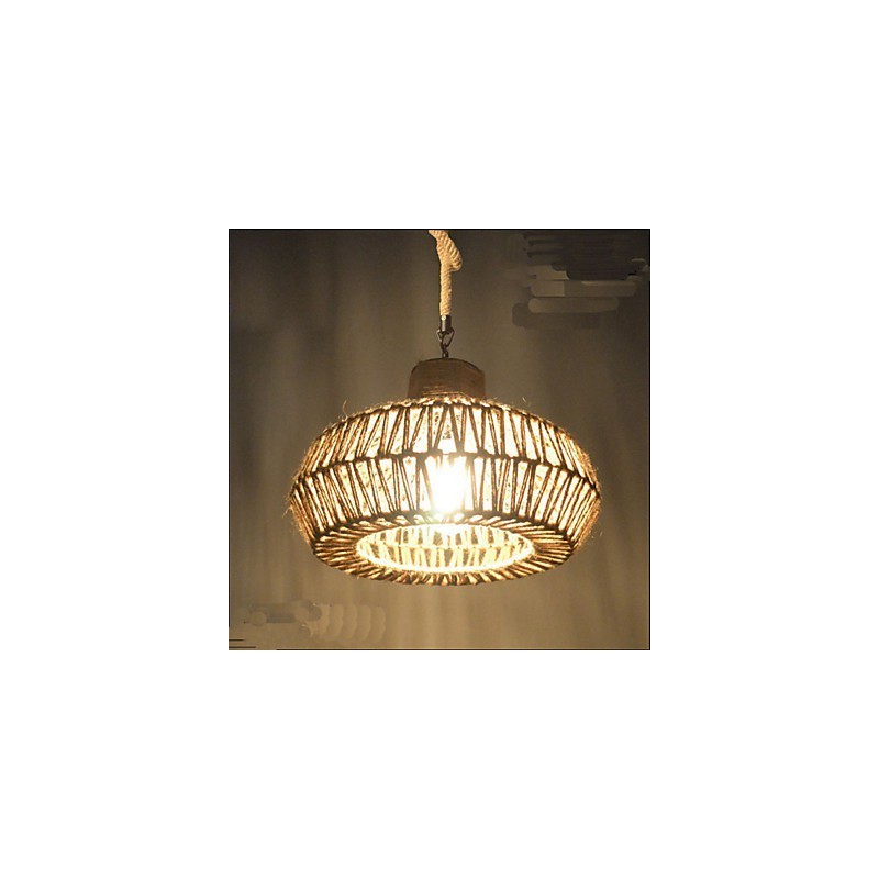 Lampe lustre créative vintage faite à la main.