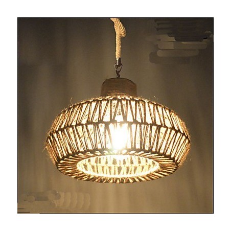 Lampe lustre créative vintage faite à la main.