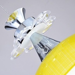 Suspensions modernes contemporaines en verre