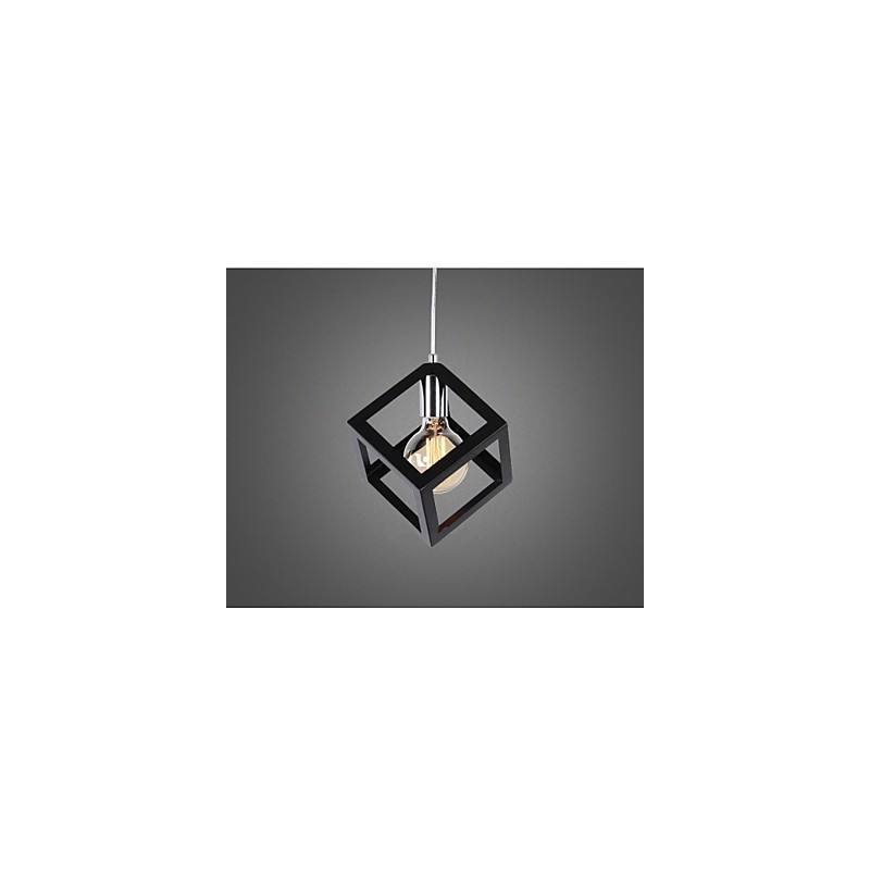 Lustre en métal peint de style mini classique traditionnel