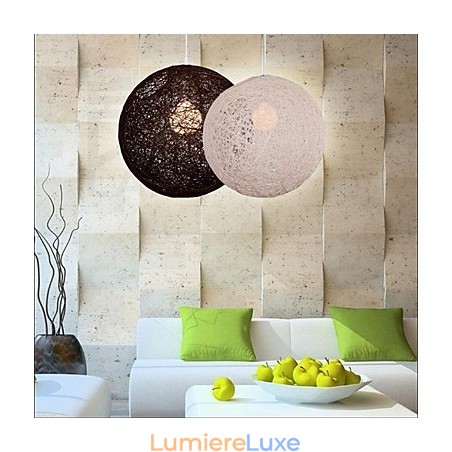 Lampe de forme sphérique et colorée, style country américain créatif. Lampe de forme sphérique et colorée, style country américain créatif.