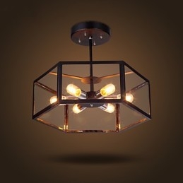 Lustre en verre moderne minimaliste méditerranéen café lampes nordiques lustre