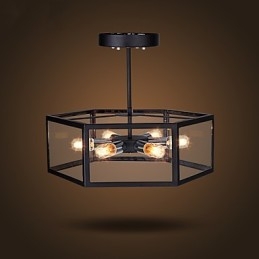 Lustre en verre moderne minimaliste méditerranéen café lampes nordiques lustre