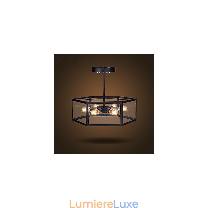 Lustre en verre moderne minimaliste méditerranéen café lampes nordiques lustre