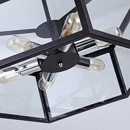 Lustre en verre moderne minimaliste méditerranéen café lampes nordiques lustre