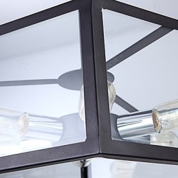 Lustre en verre moderne minimaliste méditerranéen café lampes nordiques lustre