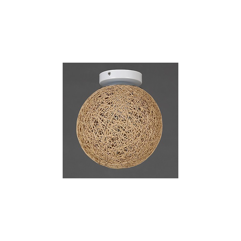 La canne compose une boule de chanvre créative et absorbe la lumière du dôme