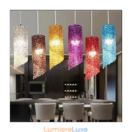 Lampes créatives cylindriques rondes et longues en aluminium à tête unique Lampes créatives cylindriques rondes et longues en aluminium à tête unique
