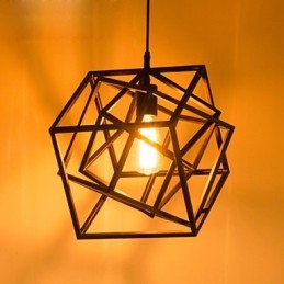 Plafonniers rétro classiques en métal, lampes suspendues simples, lampe suspendue de café
