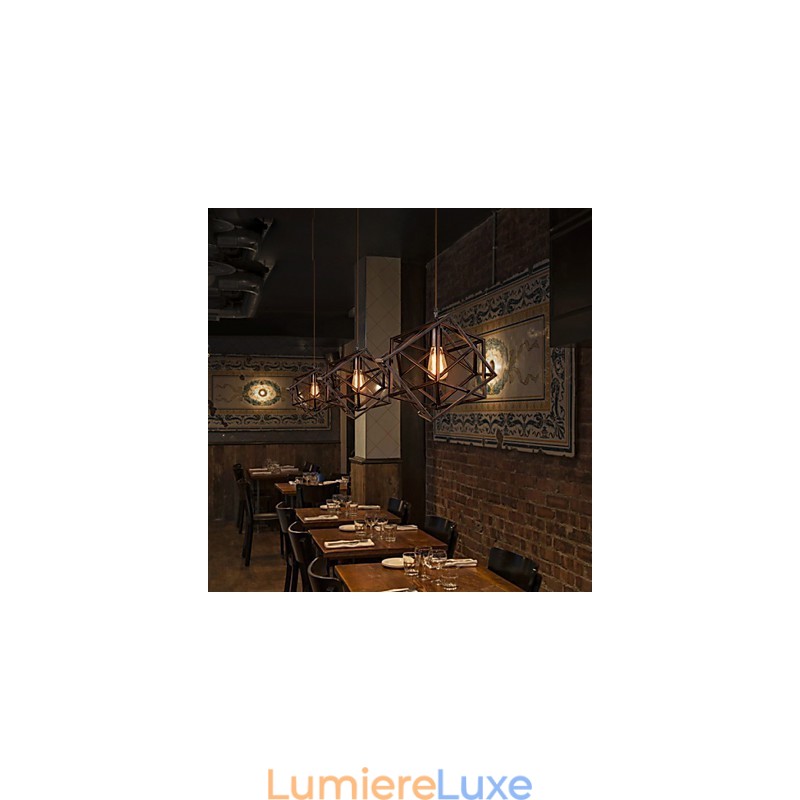 Plafonniers rétro classiques en métal, lampes suspendues simples, lampe suspendue de café