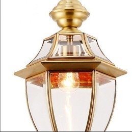 Pendentif Country Américain Petit Tout Cuivre Verre Simple C