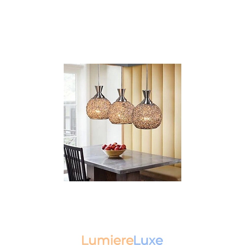 Plafonnier encastré moderne et contemporain en métal brossé