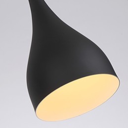Suspension minimaliste moderne en forme d'ampoule