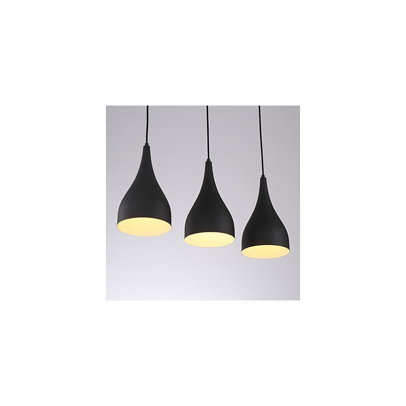 Suspension minimaliste moderne en forme d'ampoule