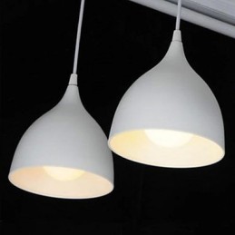 Suspension minimaliste moderne en forme d'ampoule