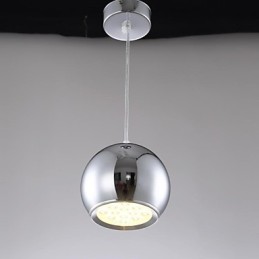 Suspension moderne contemporaine en métal galvanisé avec globe
