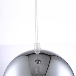 Suspension moderne contemporaine en métal galvanisé avec globe