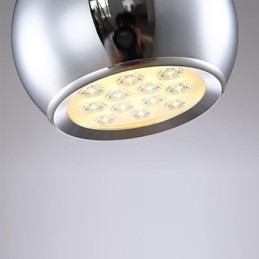 Suspension moderne contemporaine en métal galvanisé avec globe