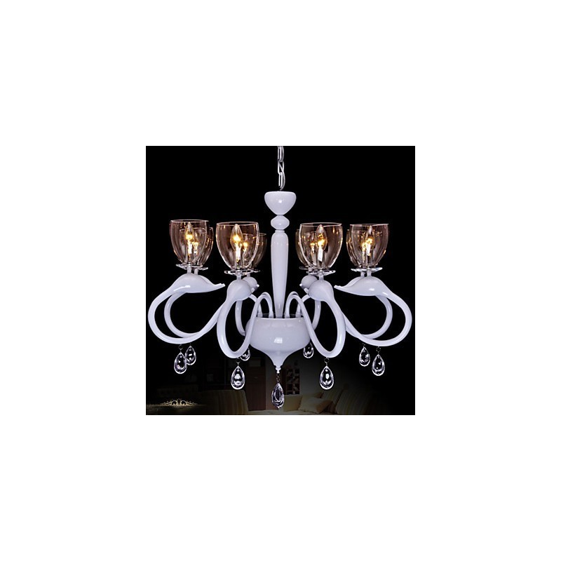 Lampe suspendue en cristal de style européen, individualité, cygne créatif