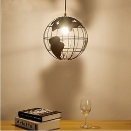 Lampe suspendue nordique moderne simple à tête unique