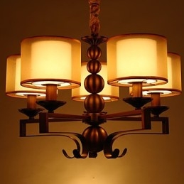 Lustre en métal galvanisé de style mini vintage Rustic Lodge