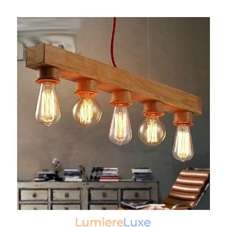 Suspension moderne contemporaine traditionnelle classique de style mini peinture bois bambou Suspension moderne contemporaine traditionnelle classique de style mini peinture bois bambou