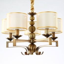 Lustre en métal galvanisé de style mini vintage Rustic Lodge
