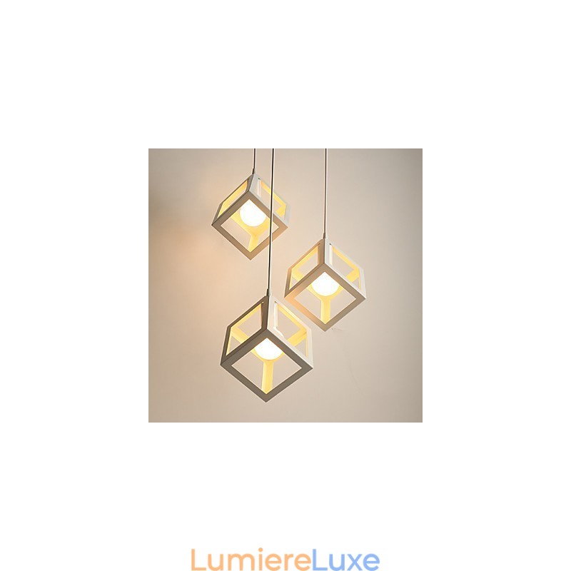 Lustre en fer forgé contemporain et contracté créatif à tête unique