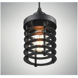 Plafonnier rétro industriel en fer, lustre vintage, luminaire suspendu pour magasin