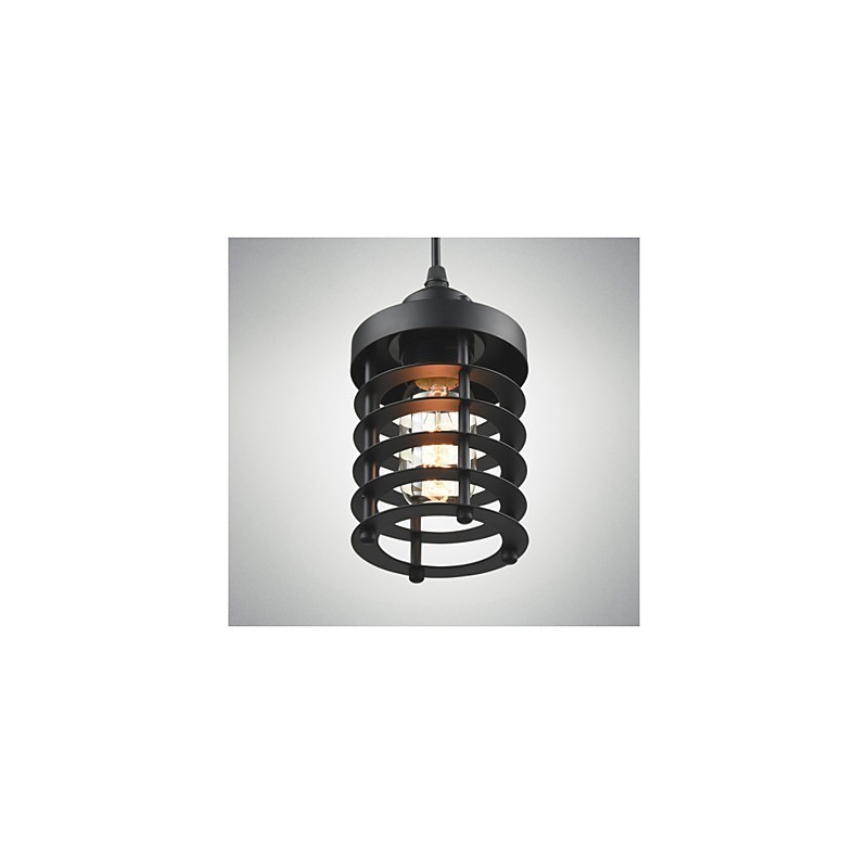 Plafonnier rétro industriel en fer, lustre vintage, luminaire suspendu pour magasin