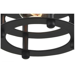 Plafonnier rétro industriel en fer, lustre vintage, luminaire suspendu pour magasin