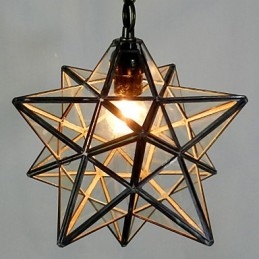Le lustre contracté et contemporain Pentagon Star Light