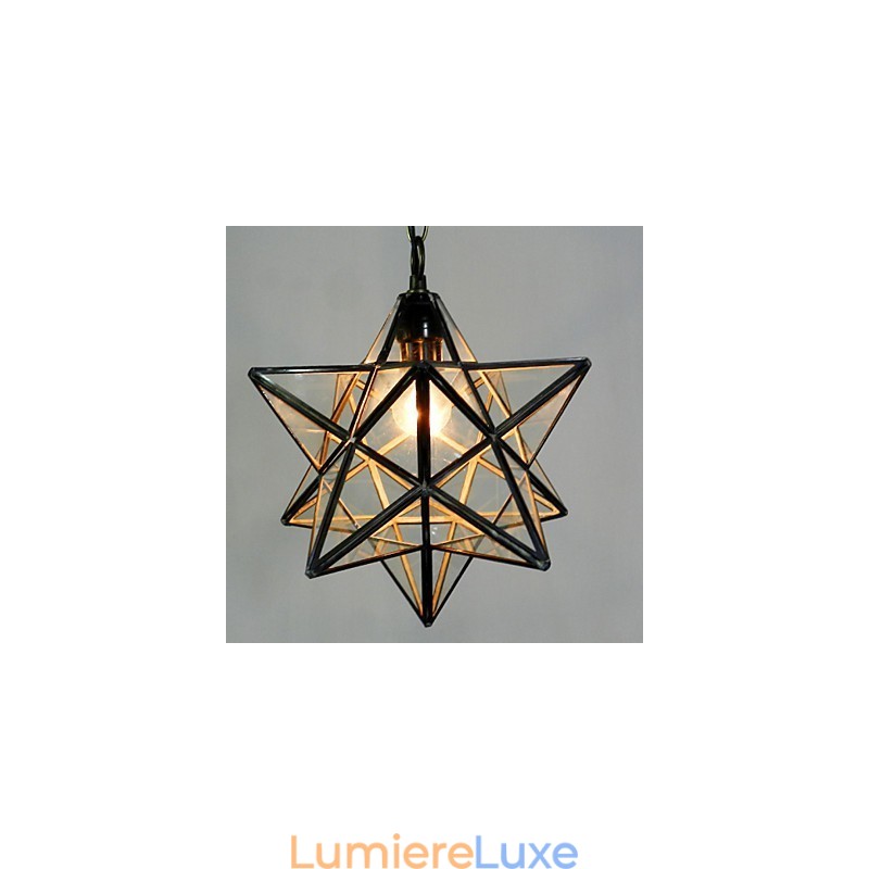 Le lustre contracté et contemporain Pentagon Star Light