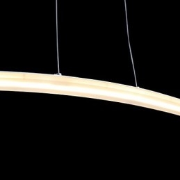 Suspension moderne contemporaine en métal galvanisé et acrylique