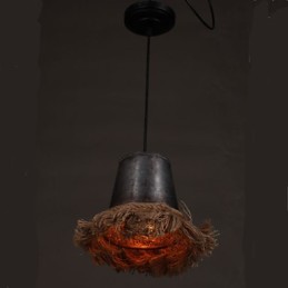 Faites de la corde de vieux lustre une création créative