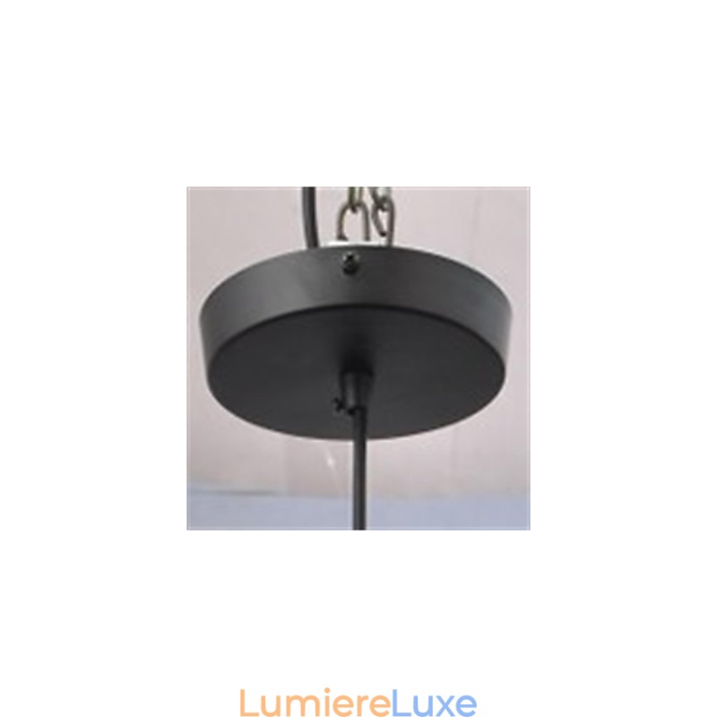 Lustre américain rétro minimaliste en verre simple