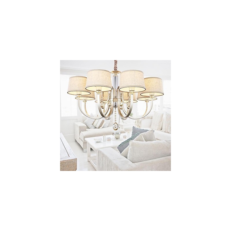 Lustre Country Crystal en métal argenté
