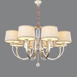 Lustre Country Crystal en métal argenté