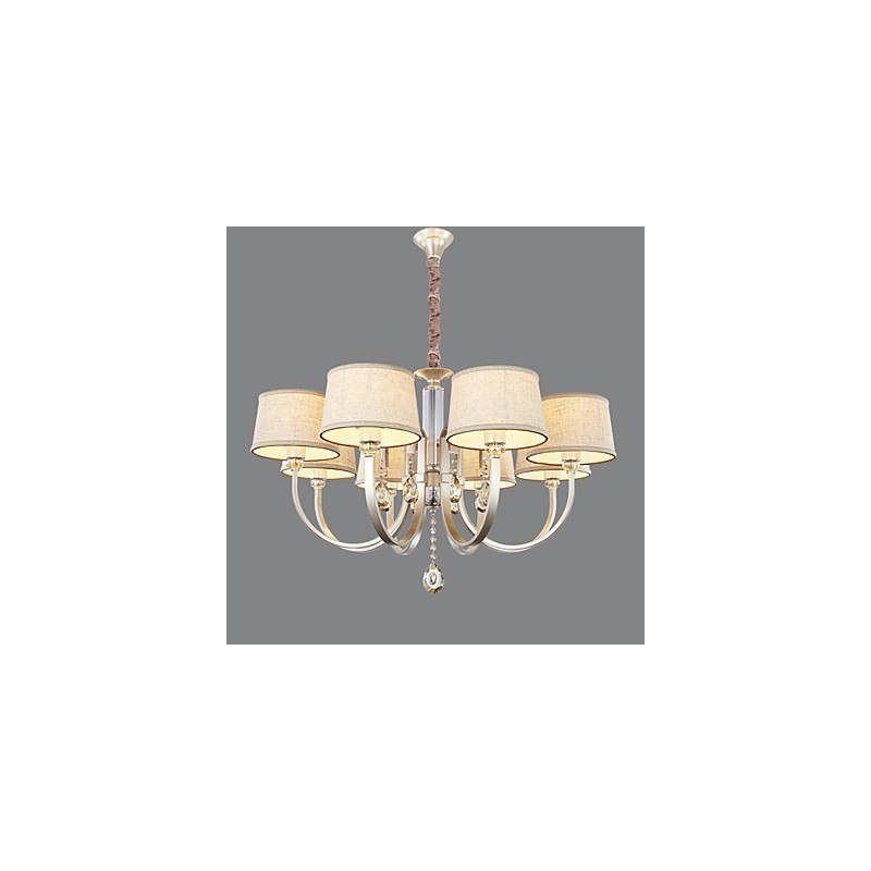 Lustre Country Crystal en métal argenté