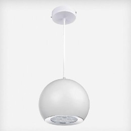Suspension en métal moderne et contemporaine avec peinture globe