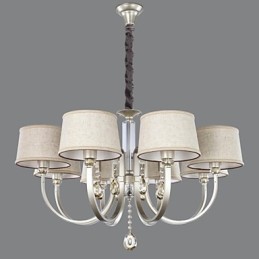Lustre Country Crystal en métal argenté