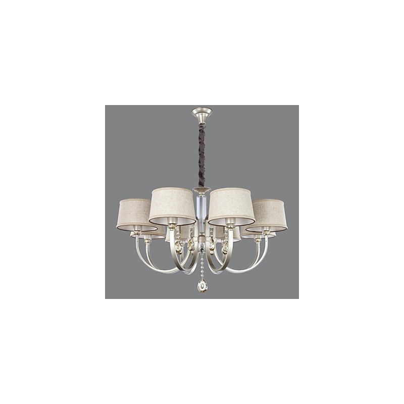 Lustre Country Crystal en métal argenté