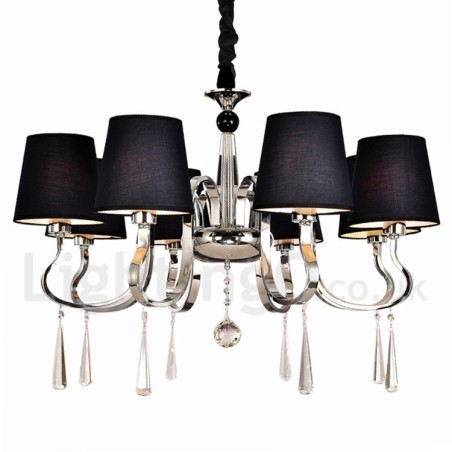 Lustre en métal chromé moderne, contemporain, traditionnel, classique, rustique, style lodge, vintage, style country island Lustre en métal chromé moderne, contemporain, traditionnel, classique, rustique, style lodge, vintage, style country island