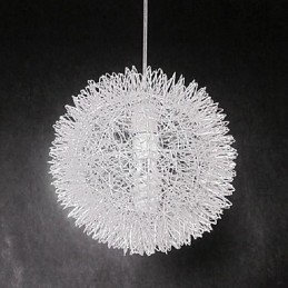 Suspension moderne et contemporaine en métal avec globe