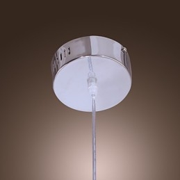 Suspension chromée de style mini contemporain moderne
