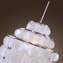 Suspension chromée de style mini contemporain moderne